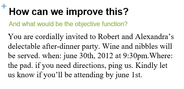 Invitation (Before)